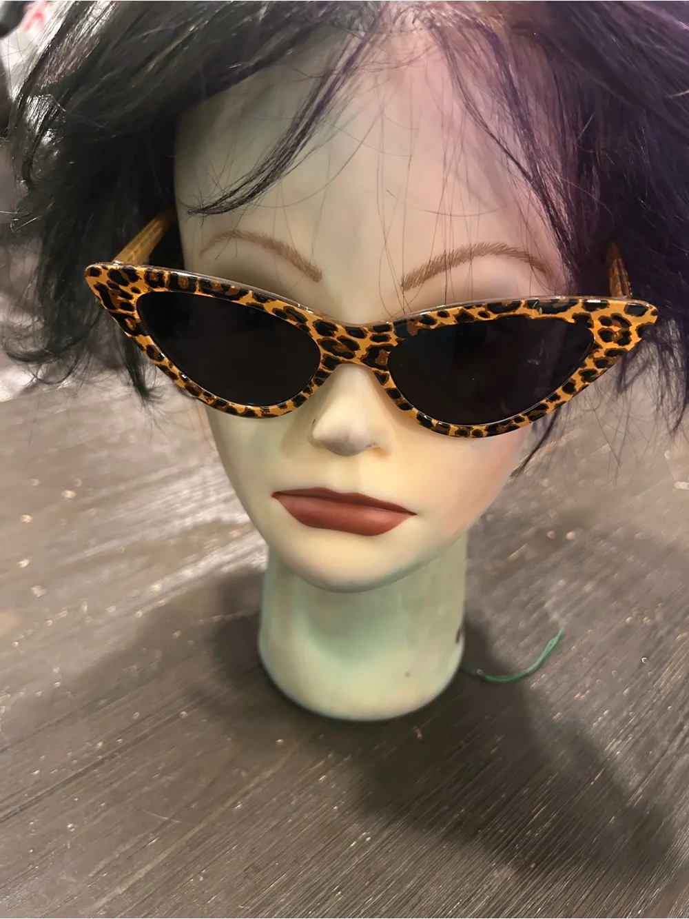 Leopard Print Cat Eye Sunglasses - Women Accessories